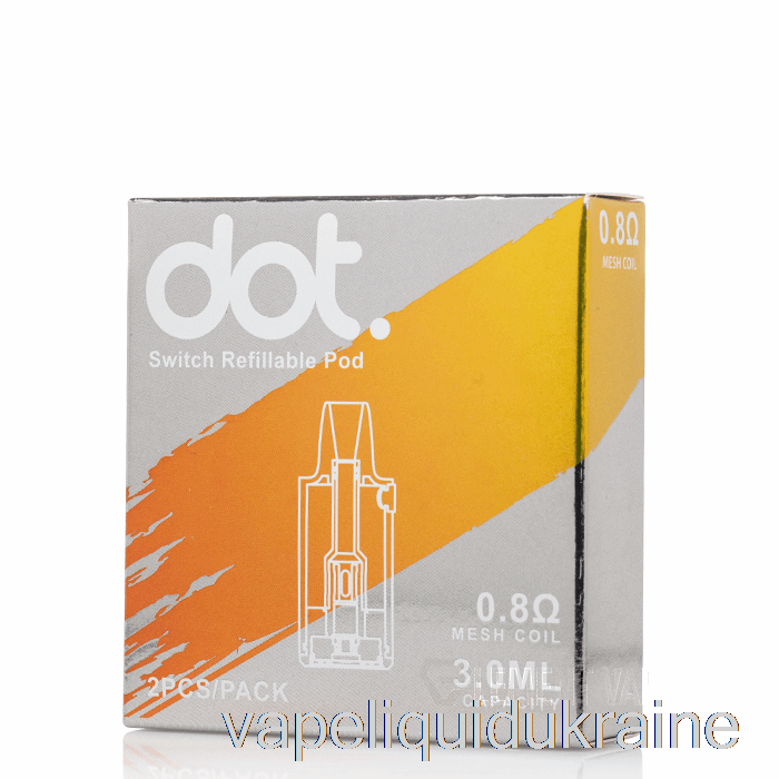 Vape Ukraine dotmod Switch Replacement Pods 0.8ohm Pods